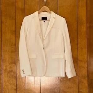 Banana Republic long and lean linen blend blazer